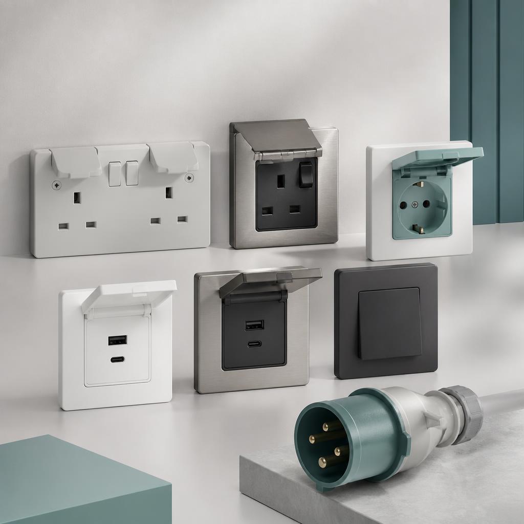 Sockets, USB & power outlets collection